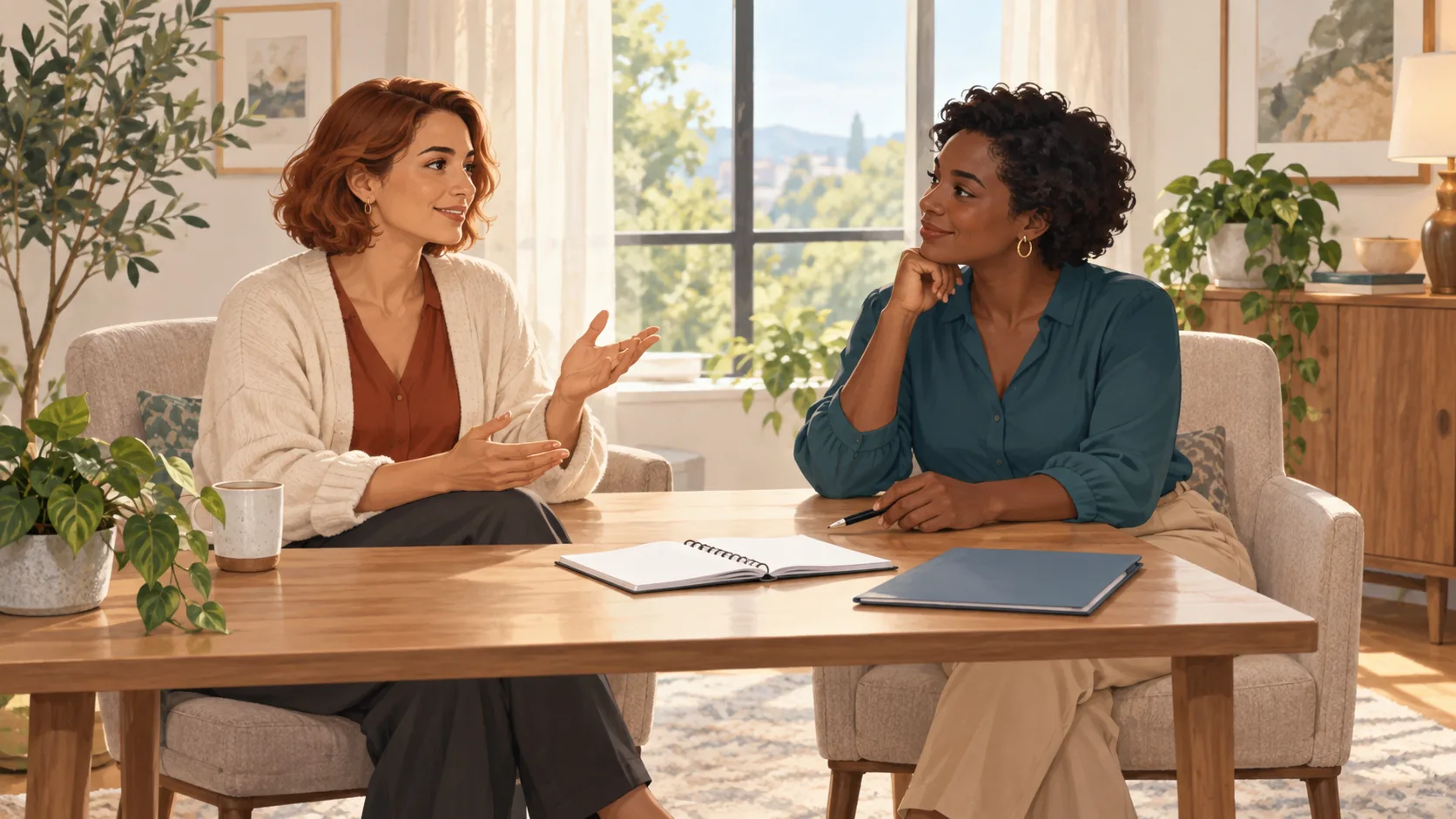 A fictional scene of preparing personal questions about a buttock lift consultation.